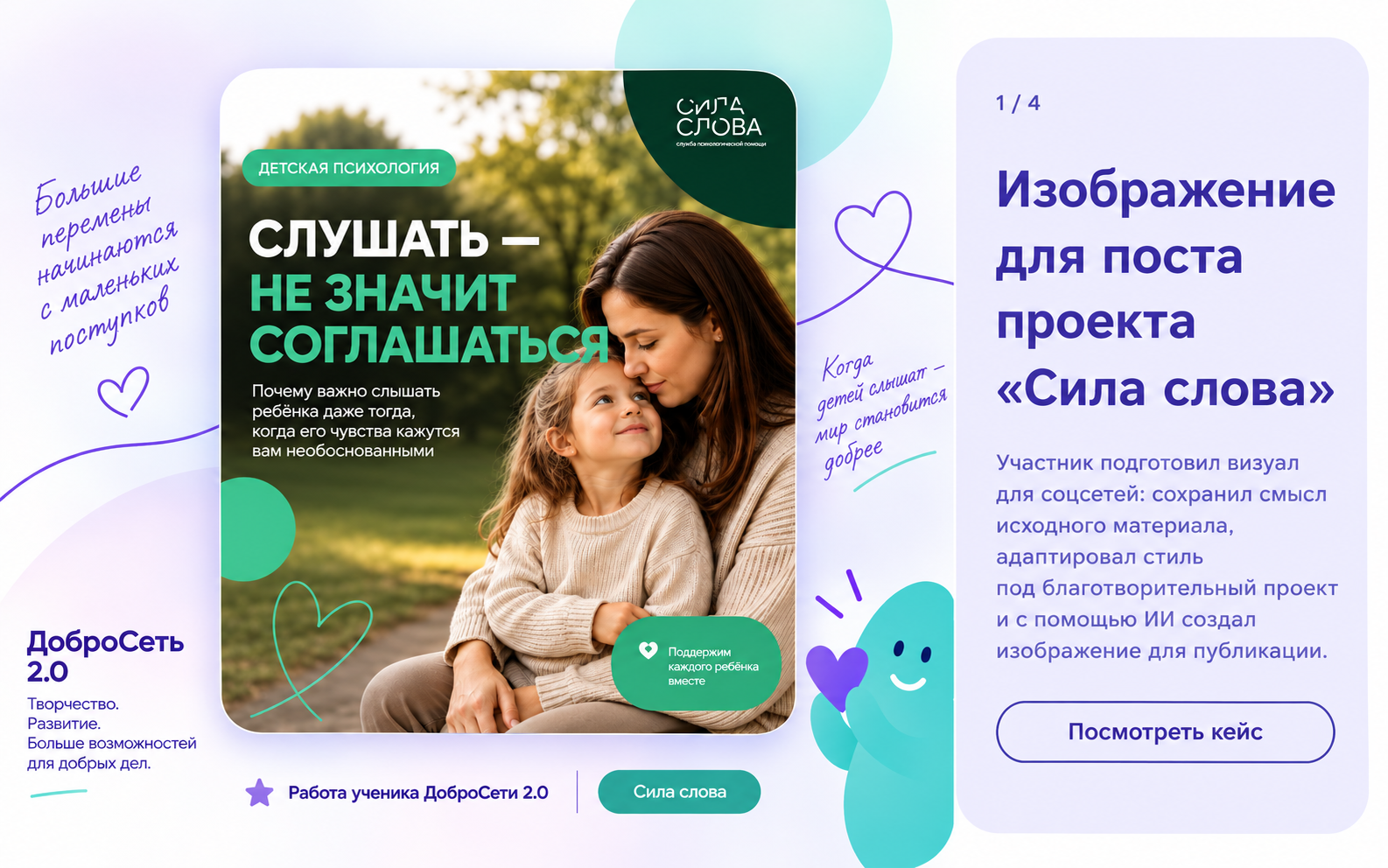 Изображение для поста проекта «Сила слова»